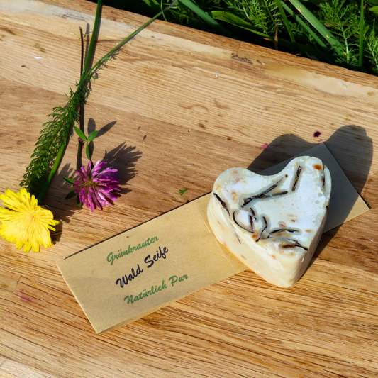 Bio Wald Seife in Herzchenform